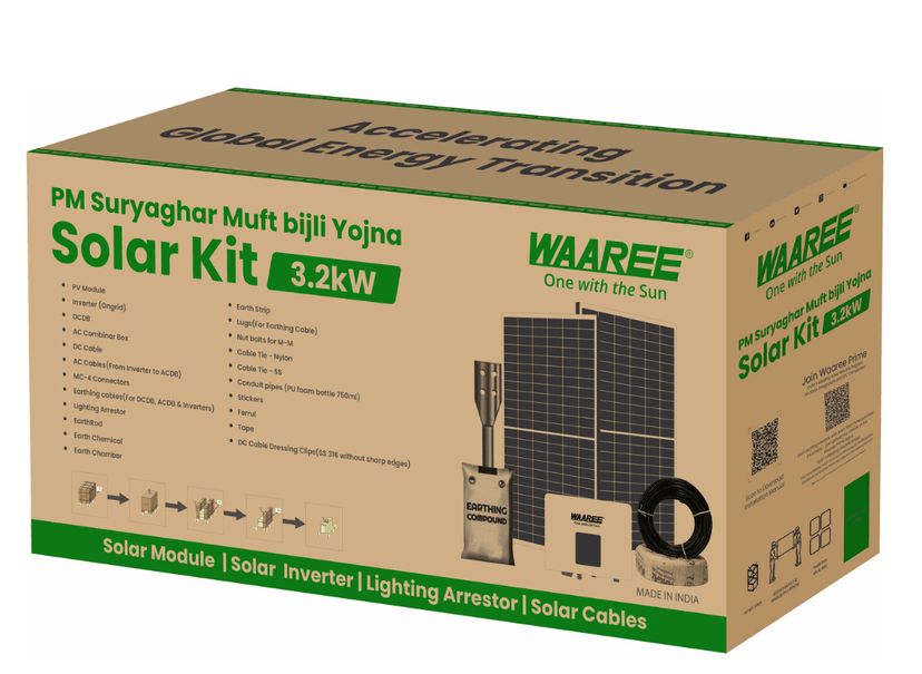 Waaree Radiance 3.2 kW Solar System Kit
